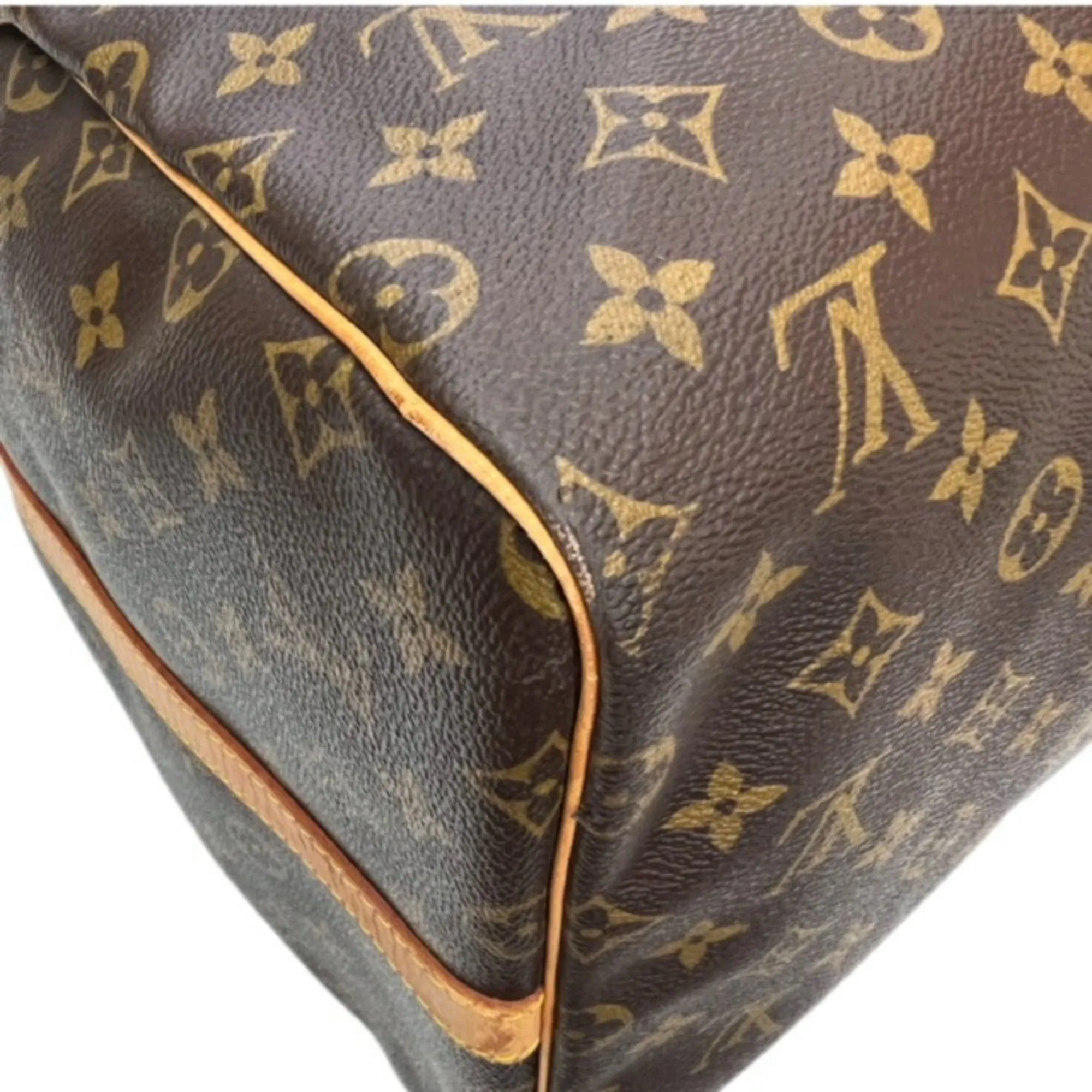 LOUIS VUITTON Monogram Keepall Bandouliere 55 Boston Bag M41414 SP1901 Men's Women's Shoulder Key Missing