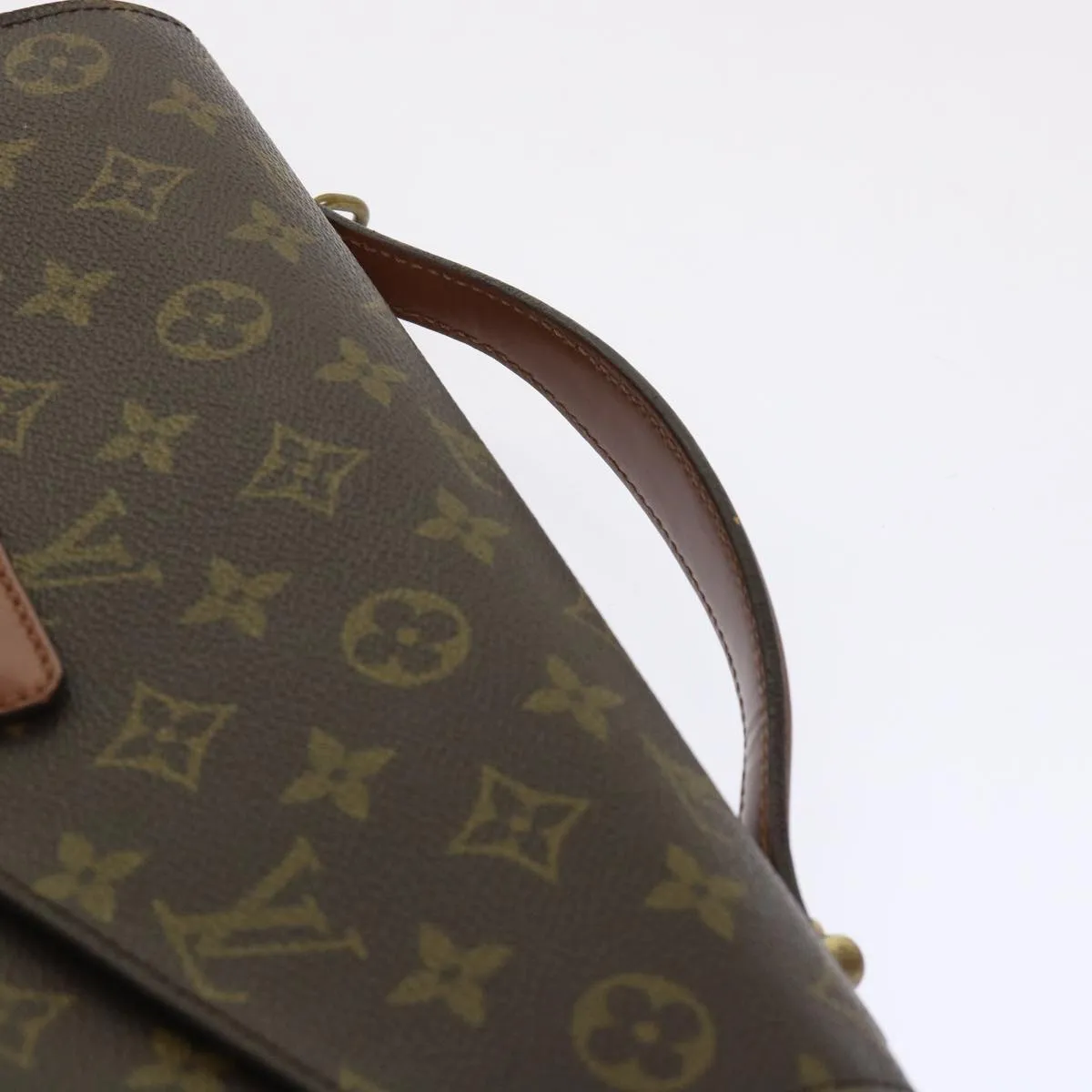 LOUIS VUITTON Monogram Monceau 28 Hand Bag 2way M51185 LV Auth 47818