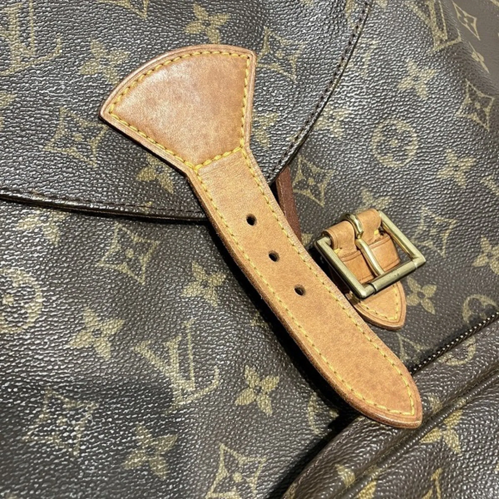 LOUIS VUITTON Monogram Montsouris GM M51135 Bag Backpack Unisex