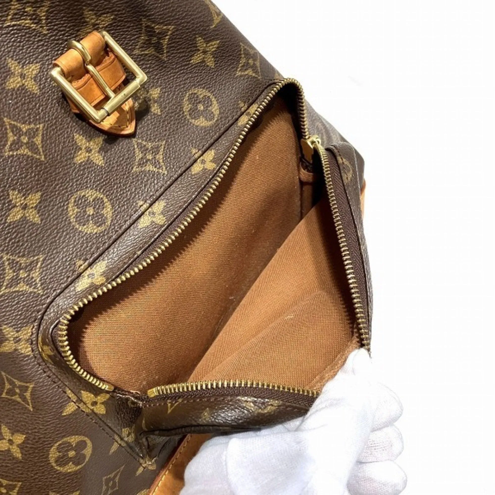 LOUIS VUITTON Monogram Montsouris GM M51135 Bag Backpack Unisex