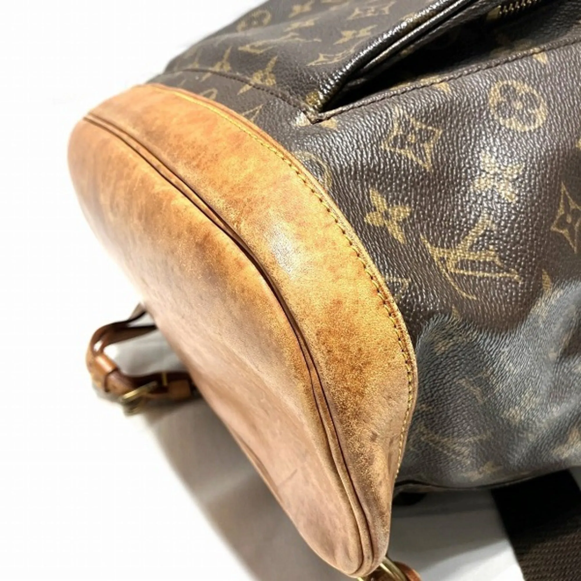 LOUIS VUITTON Monogram Montsouris GM M51135 Bag Backpack Unisex