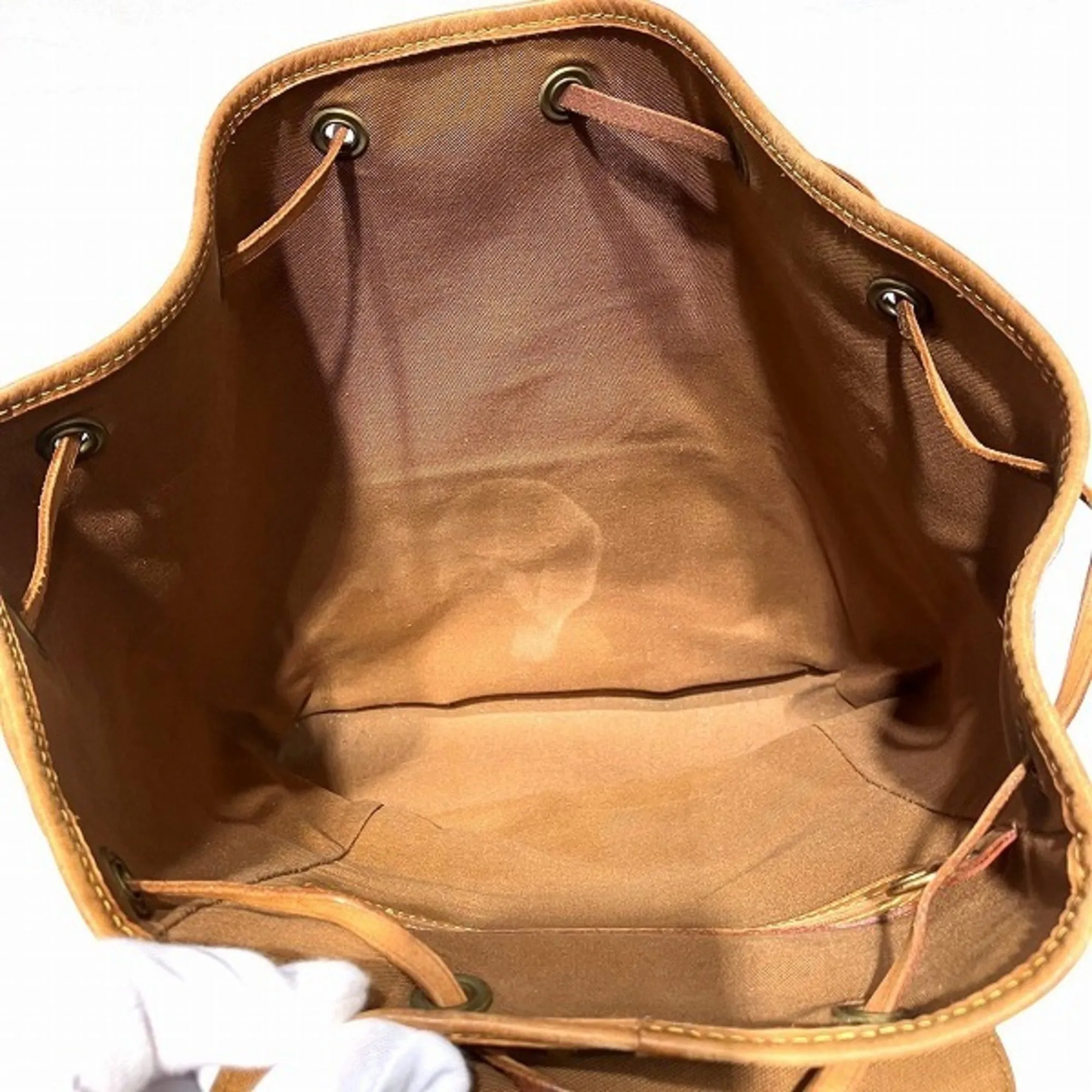 LOUIS VUITTON Monogram Montsouris GM M51135 Bag Backpack Unisex