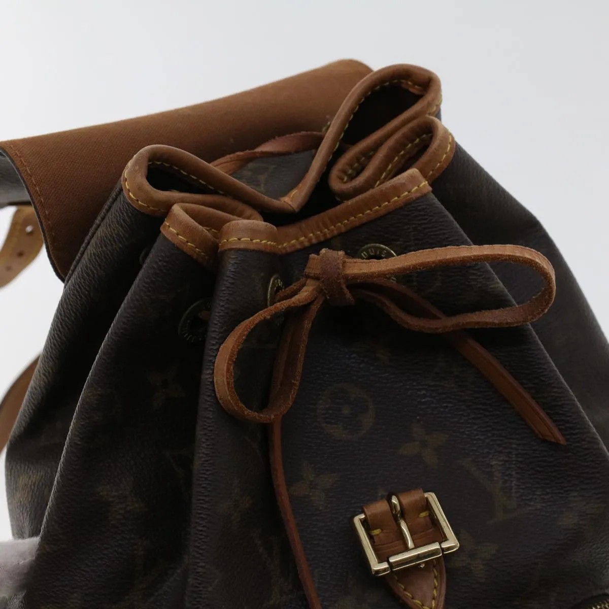 LOUIS VUITTON Monogram Montsouris MM Backpack M51136 LV Auth 47586