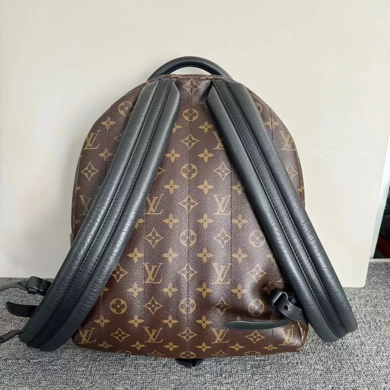 Louis Vuitton Monogram Palm Springs Backpack Brown Medium