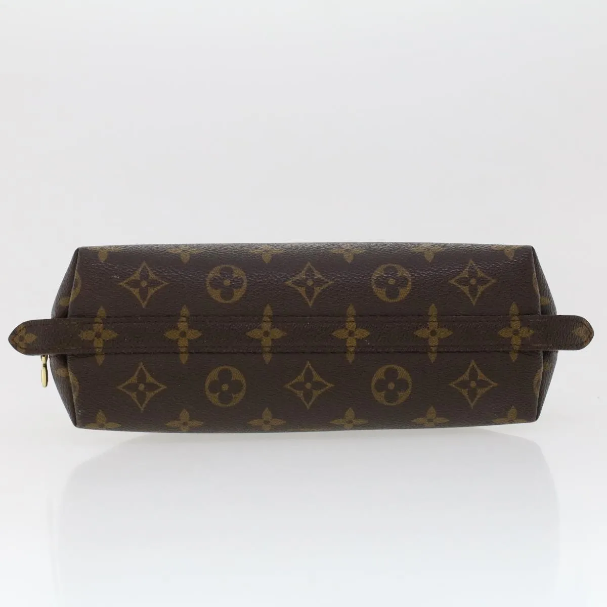LOUIS VUITTON Monogram Trousse Demi Ronde Cosmetic Pouch M47520 LV Auth 44905