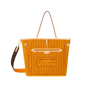 Louis Vuitton Neverfull Bandoulière Inside Out MM Monogram/Jaune Safran