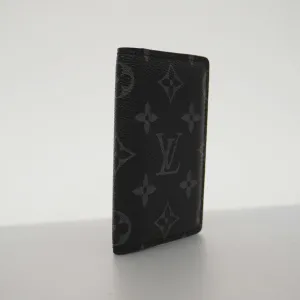 LOUIS VUITTONAuth  Monogram Eclipse Card Case Organizer Depoche M61696 Business