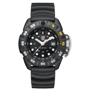 Luminox Men's Deep Dive Carbonox 1550 Series Black Rubber Strap Black Analog Dial Quartz Watch - XS.1555