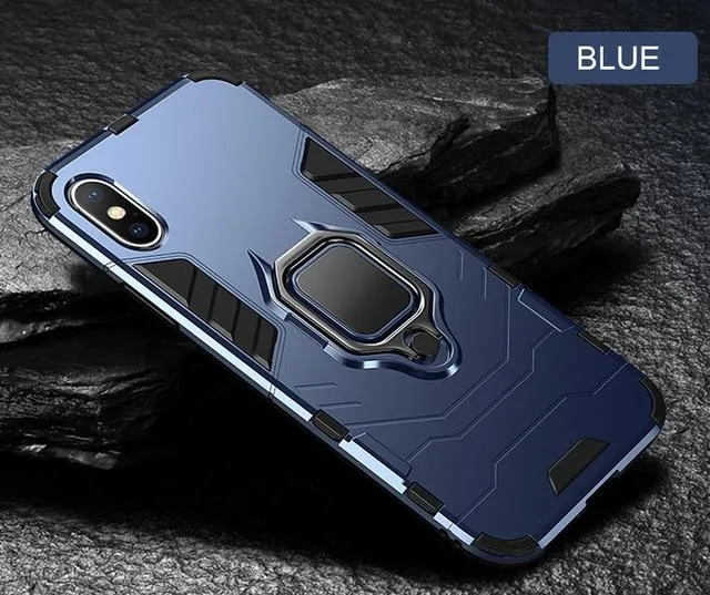 Luxury Armor Shockproof Ring Bracket Case For iPhone 11 11 PRO 11 PRO MAX X XR XS Max 8 7 PLUS-NEW