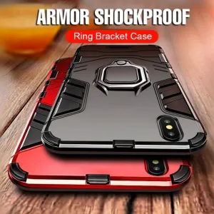 Luxury Armor Shockproof Ring Bracket Case For iPhone 11 11 PRO 11 PRO MAX X XR XS Max 8 7 PLUS-NEW