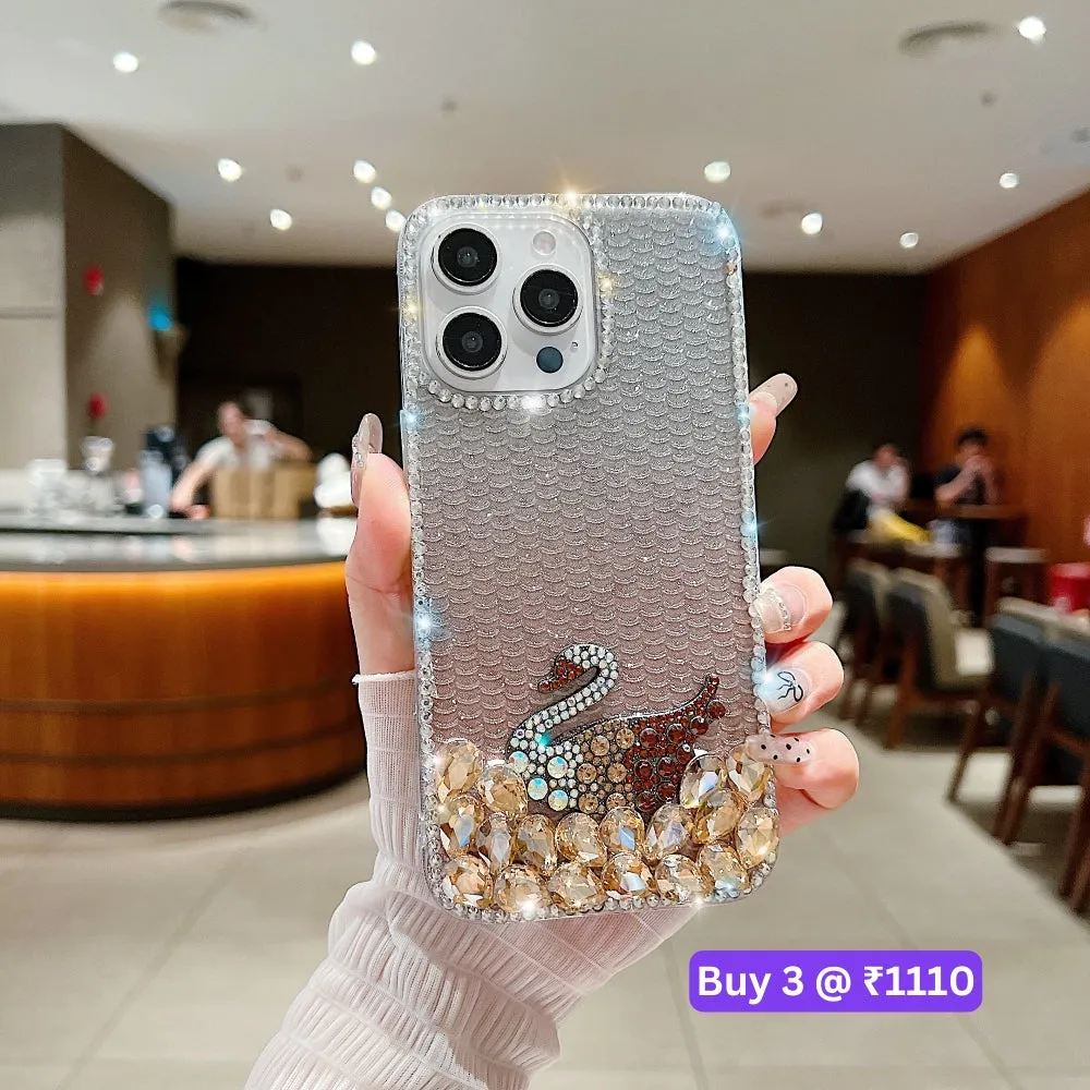 Luxury Design Rhinestone TPU (Soft) | PC (Hard) Phone Case - iPhone 13 Pro