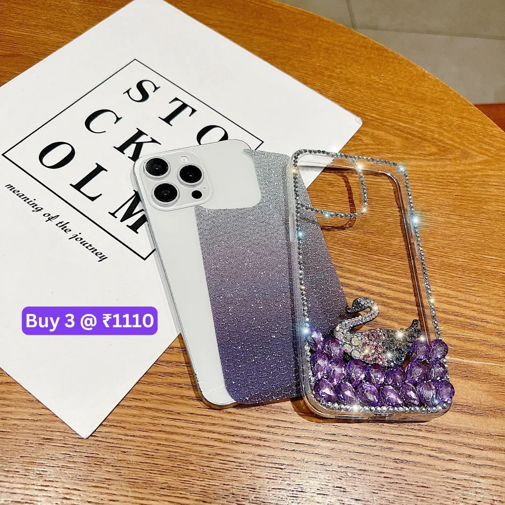 Luxury Design Rhinestone TPU (Soft) | PC (Hard) Phone Case - iPhone 13 Pro