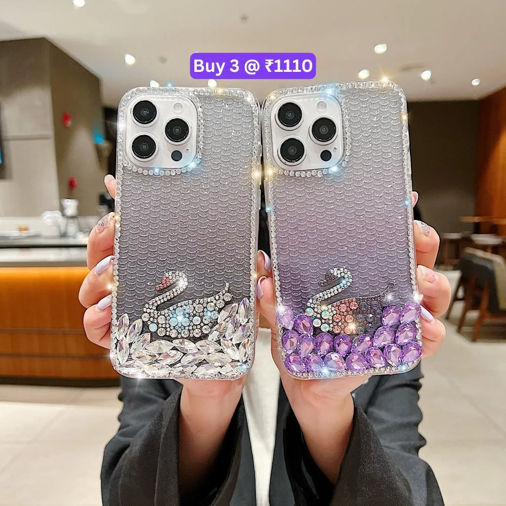 Luxury Design Rhinestone TPU (Soft) | PC (Hard) Phone Case - iPhone 13 Pro
