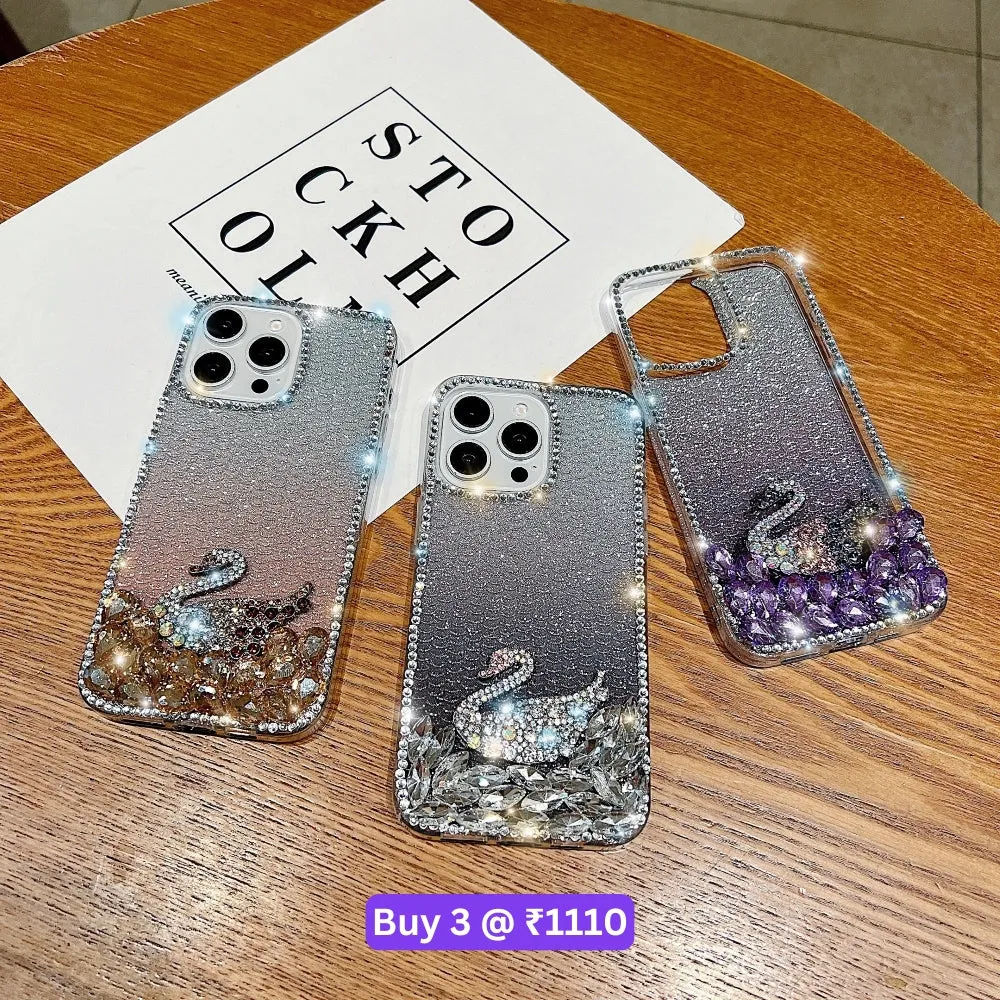 Luxury Design Rhinestone TPU (Soft) | PC (Hard) Phone Case - iPhone 14 Pro Max
