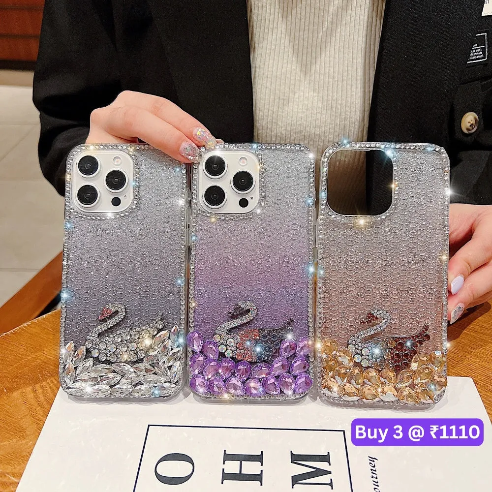 Luxury Design Rhinestone TPU (Soft) | PC (Hard) Phone Case - iPhone 14 Pro Max