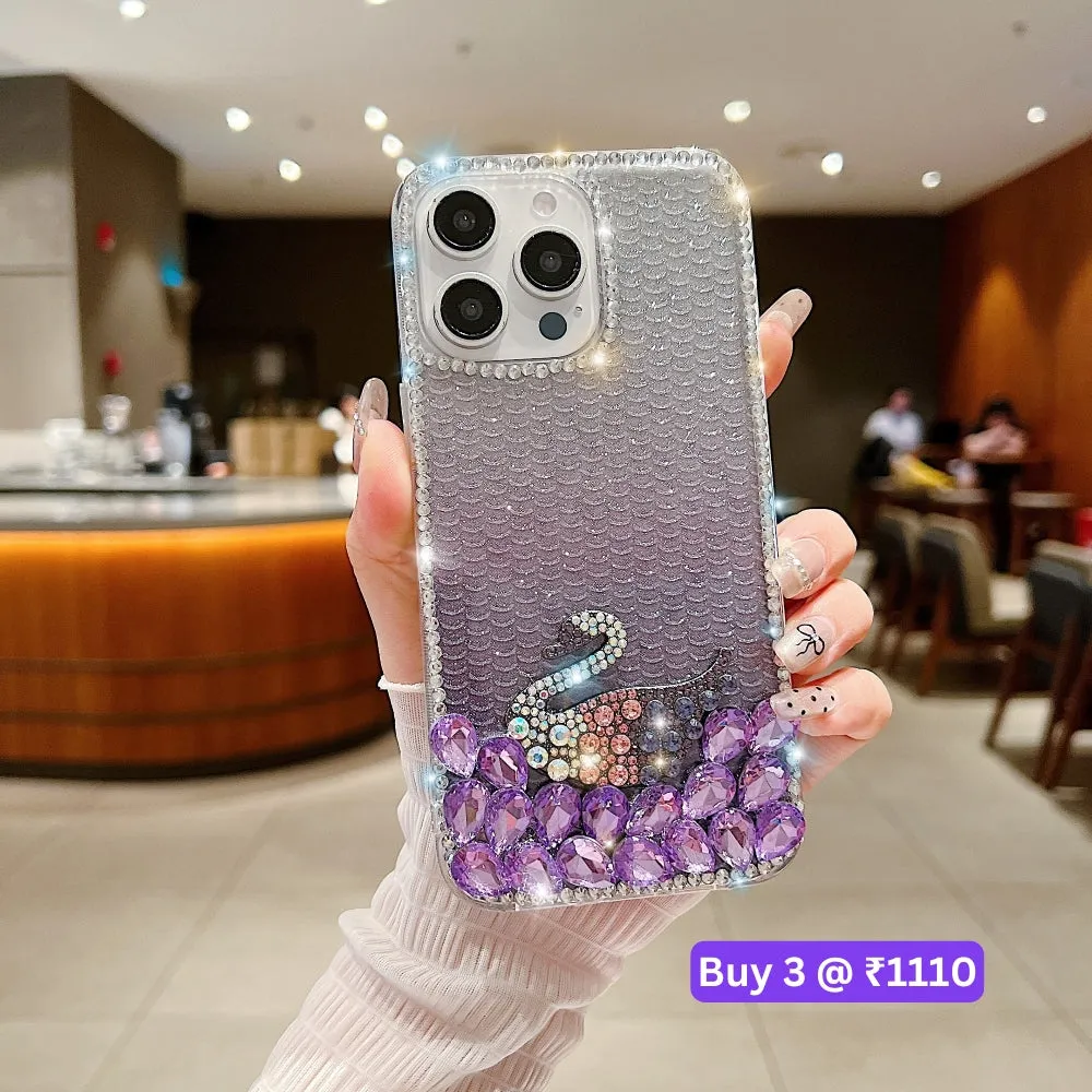 Luxury Design Rhinestone TPU (Soft) | PC (Hard) Phone Case - iPhone 14 Pro Max