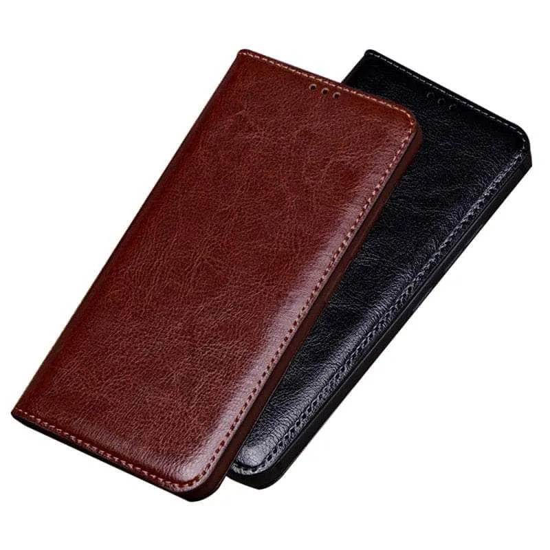 Luxury Galaxy A54 Cowhide Leather Case