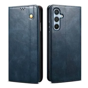 Luxury Galaxy A54 Vegan Leather Magnet Book
