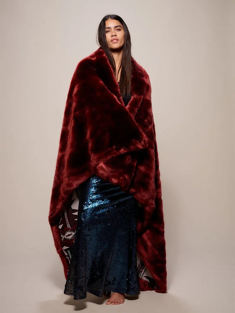 Luxury Garnet Throw