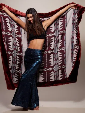 Luxury Garnet Throw