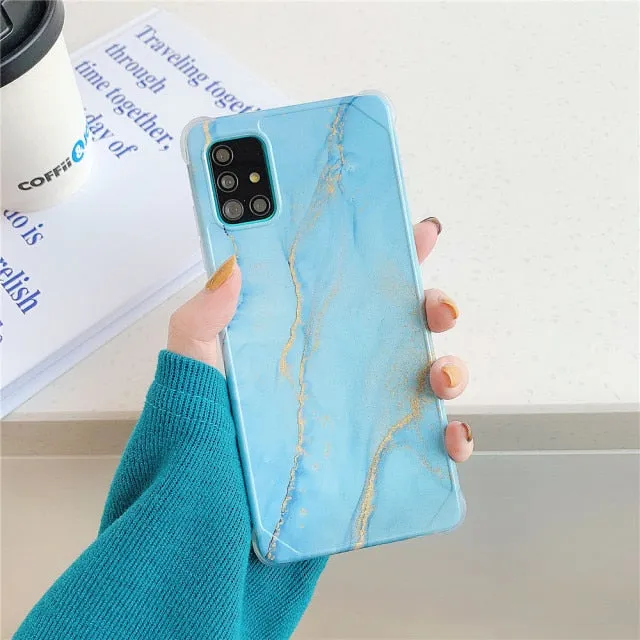 Luxury Marble Case For Samsung Galaxy S22