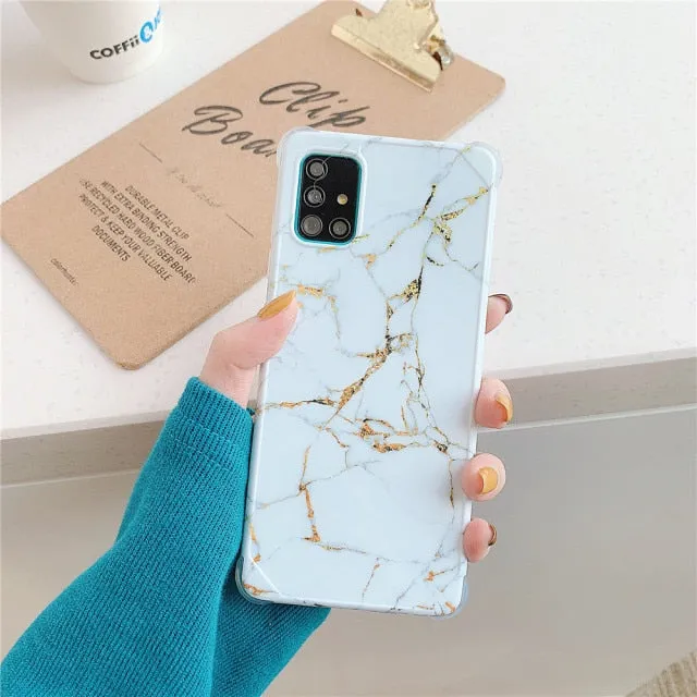 Luxury Marble Case For Samsung Galaxy S22
