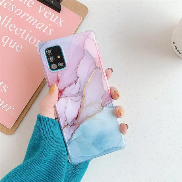 Luxury Marble Case For Samsung Galaxy S22