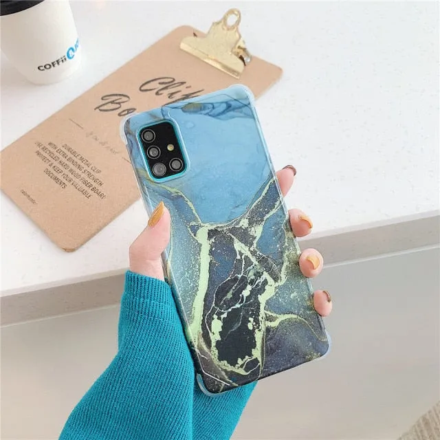 Luxury Marble Case For Samsung Galaxy S22