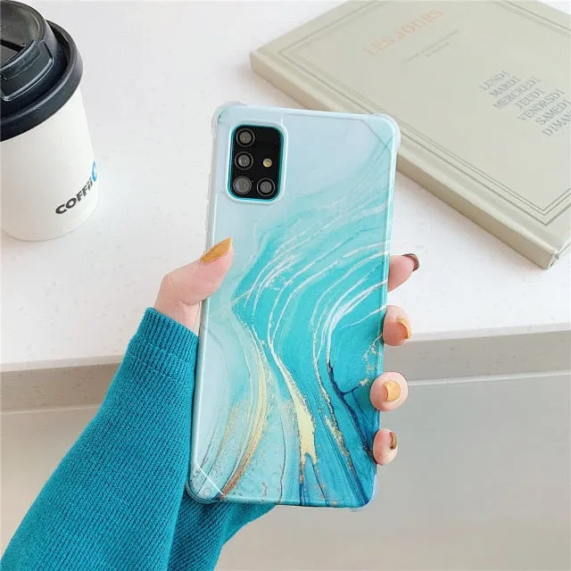Luxury Marble Case For Samsung Galaxy S22