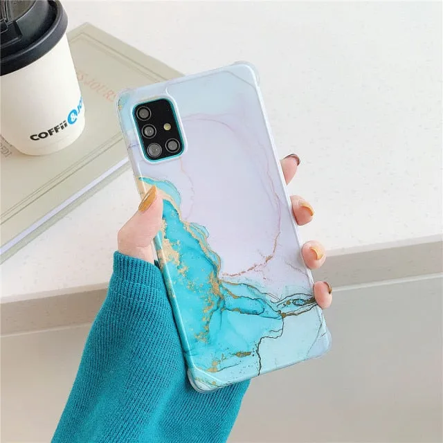 Luxury Marble Case For Samsung Galaxy S22