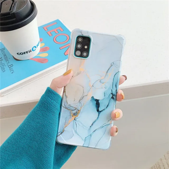 Luxury Marble Case For Samsung Galaxy S22