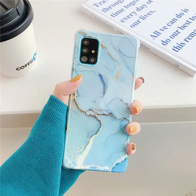 Luxury Marble Case For Samsung Galaxy S22