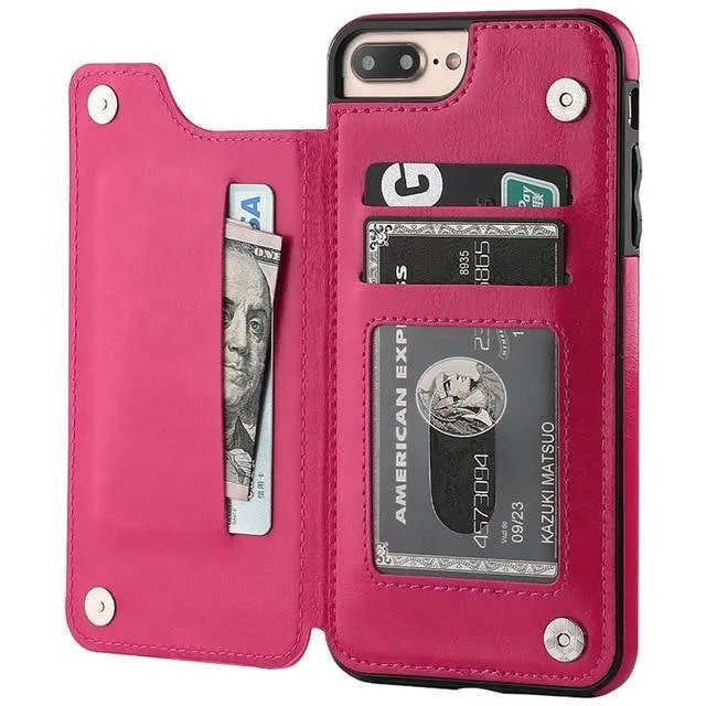 Luxury Slim Fit Premium Leather Cover For iPhone