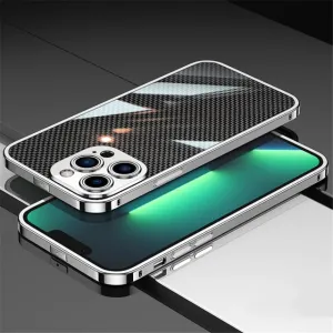 Luxury Ultra-Thin Carbon Fibre Pattern Cover For iPhone