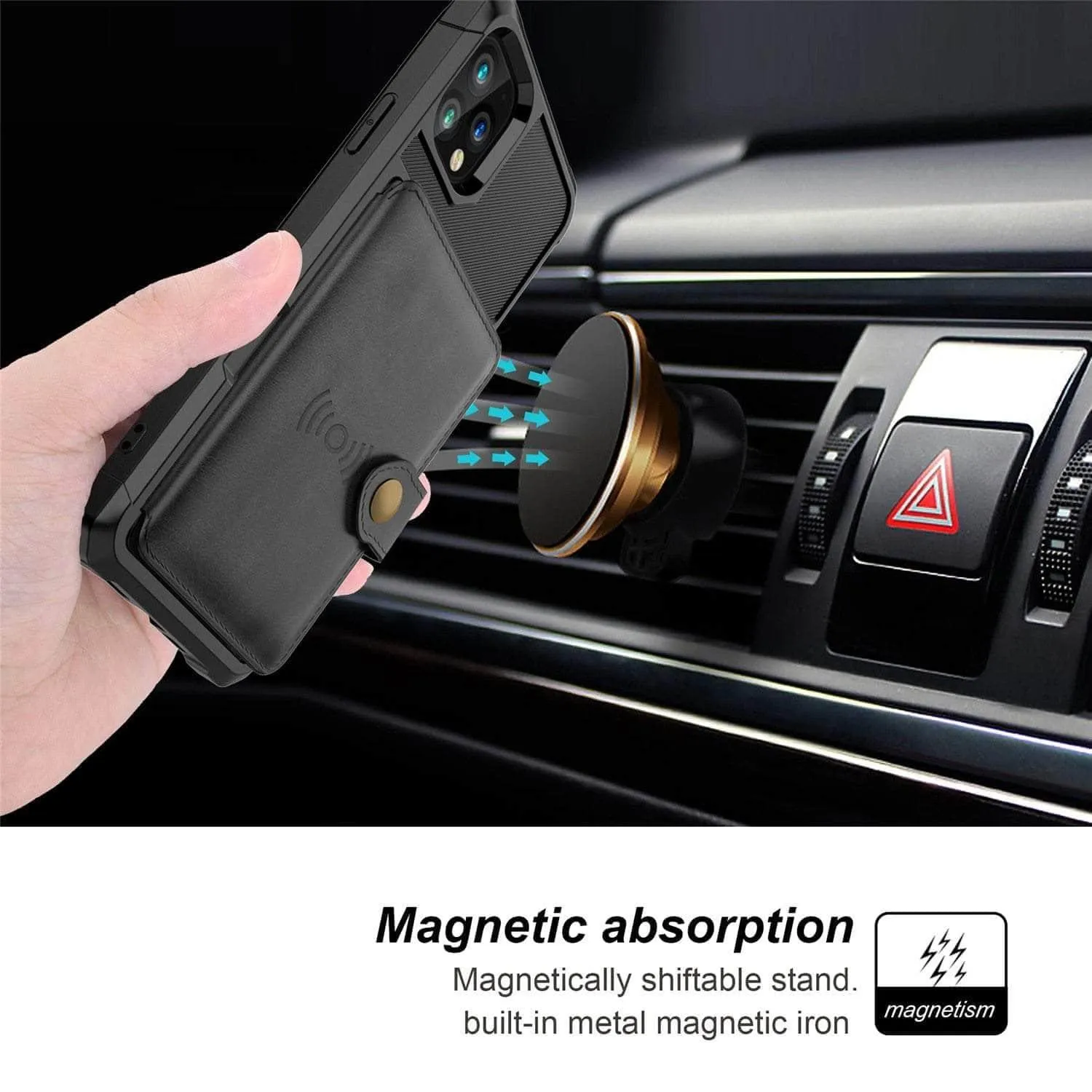 Luxury Wallet iPhone 13 Cards Case