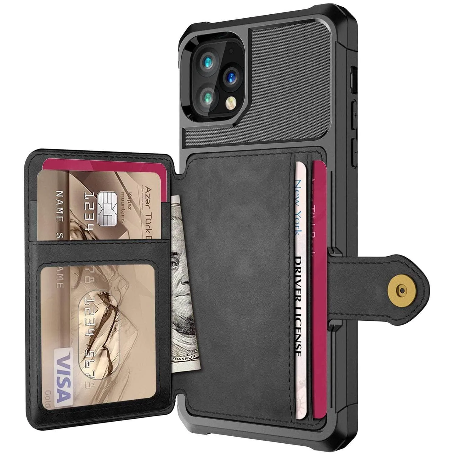 Luxury Wallet iPhone 13 Cards Case
