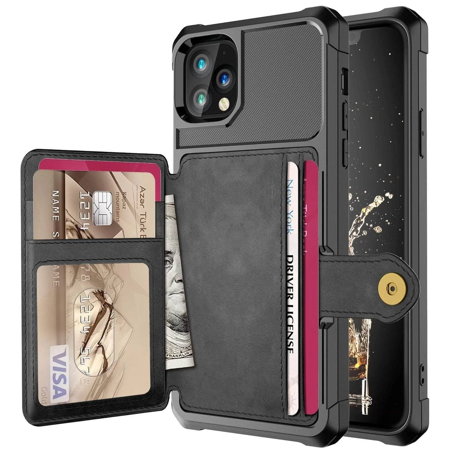 Luxury Wallet iPhone 13 Cards Case