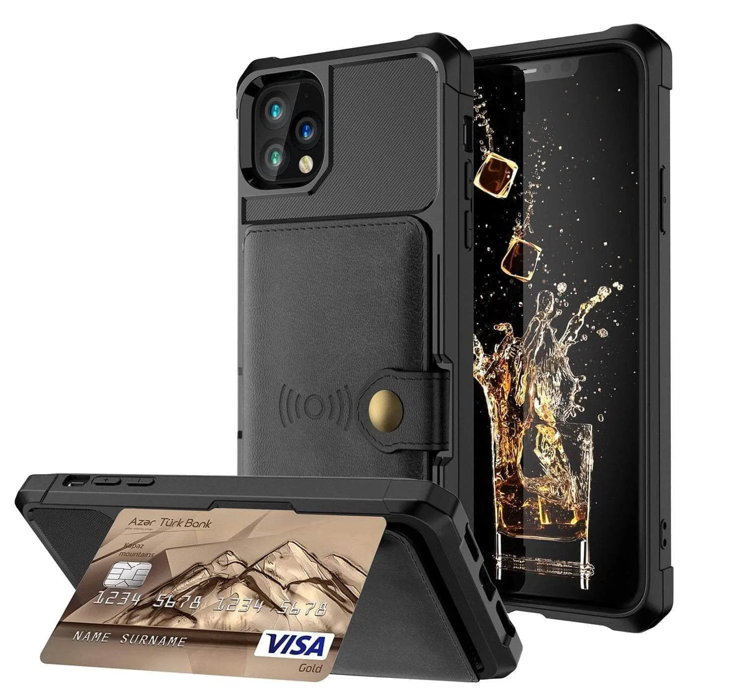 Luxury Wallet iPhone 13 Cards Case