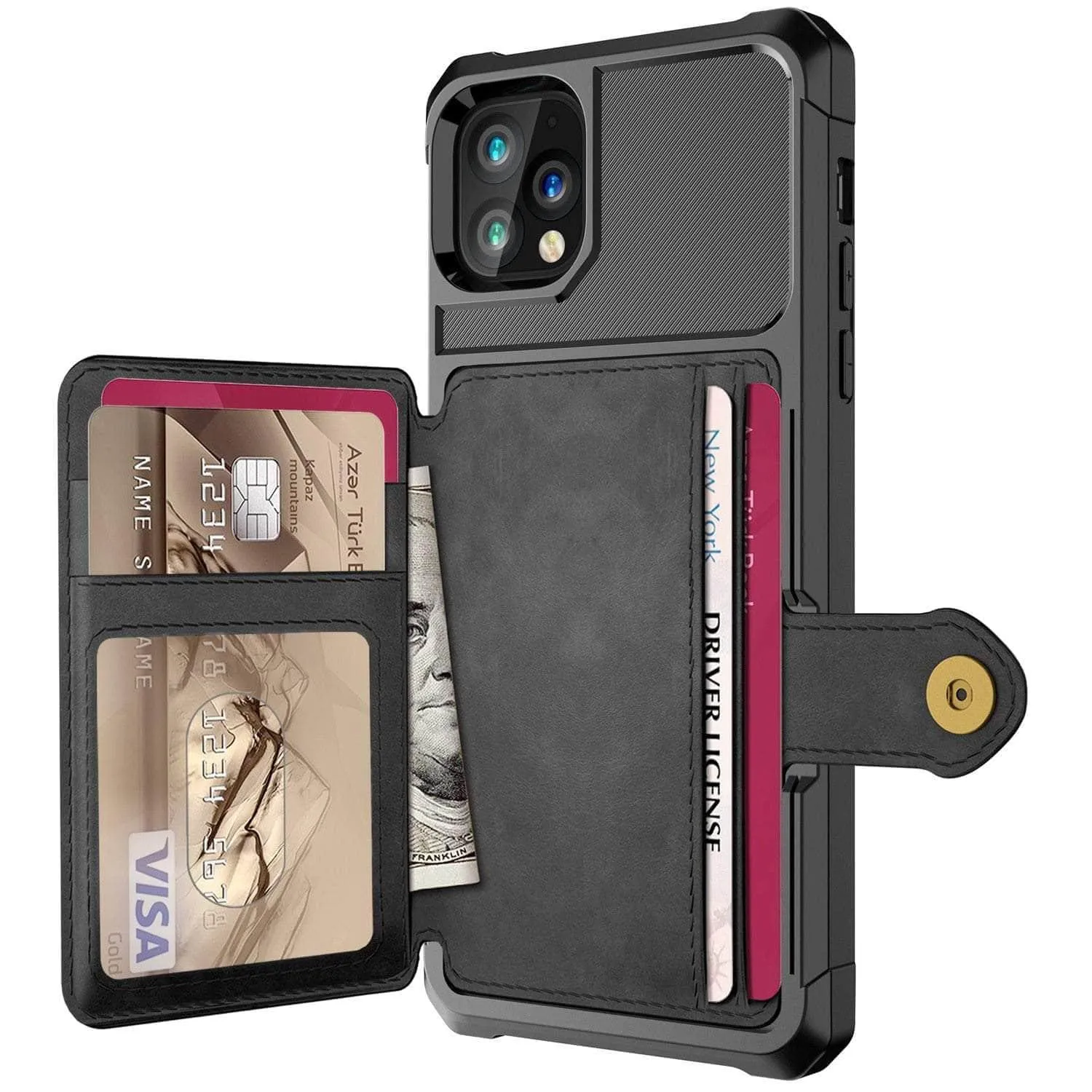 Luxury Wallet iPhone 13 Pro Cards Case