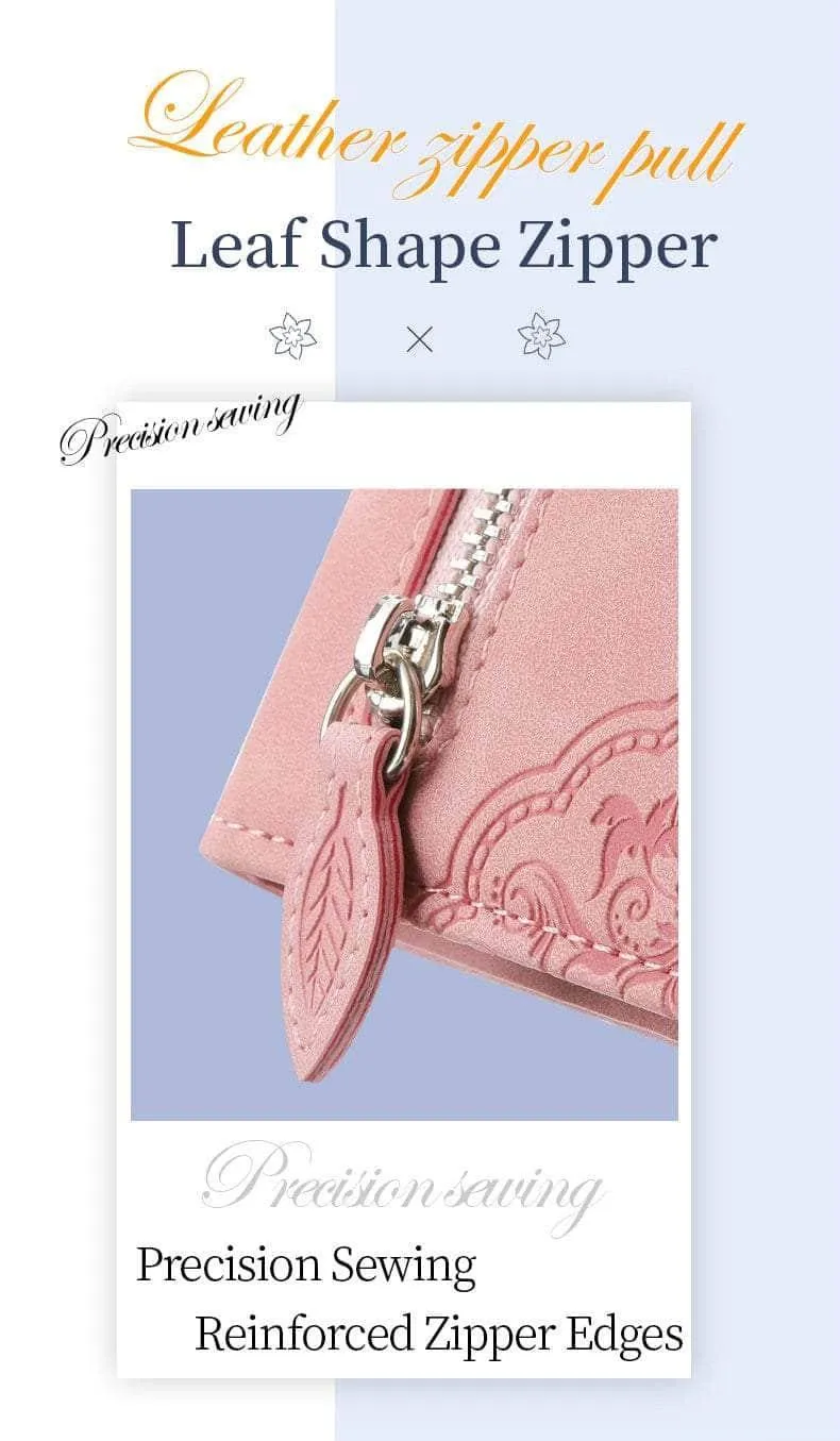 Luxury Zipper Leather Card Book Galaxy A34 Etui