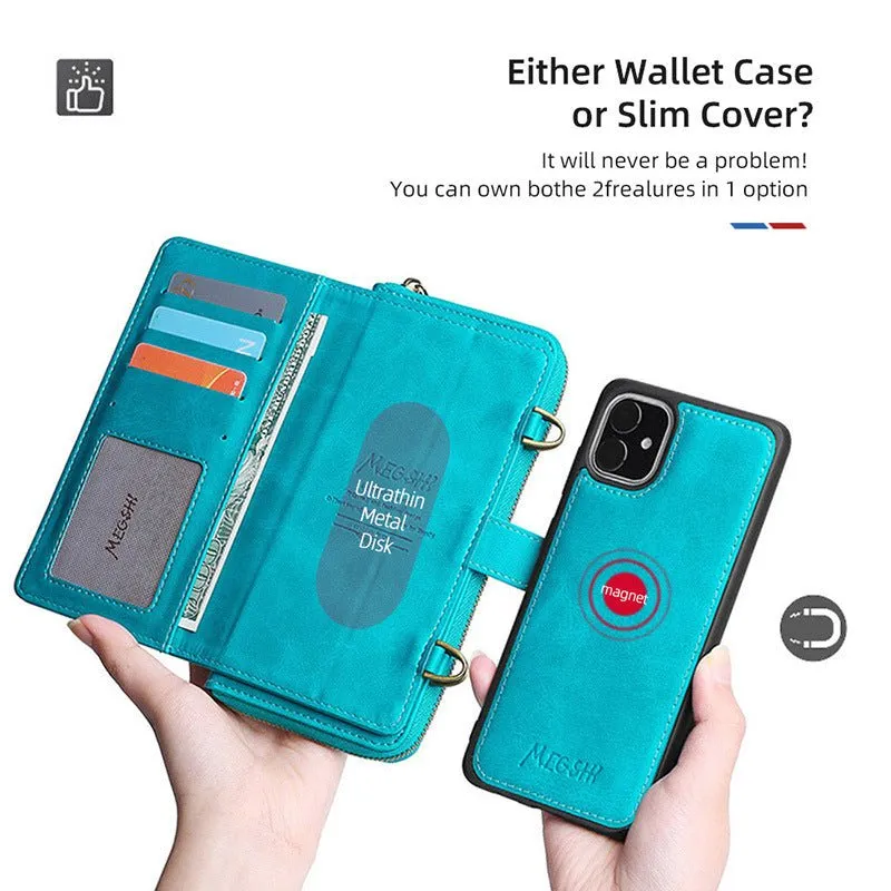 Luxy Moon iPhone Wallet Leather Phone Case Card Holder