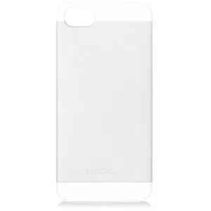Macally Snap On Case Back Cover for iPhone SE 5 5S Clear SNAPPSE-C