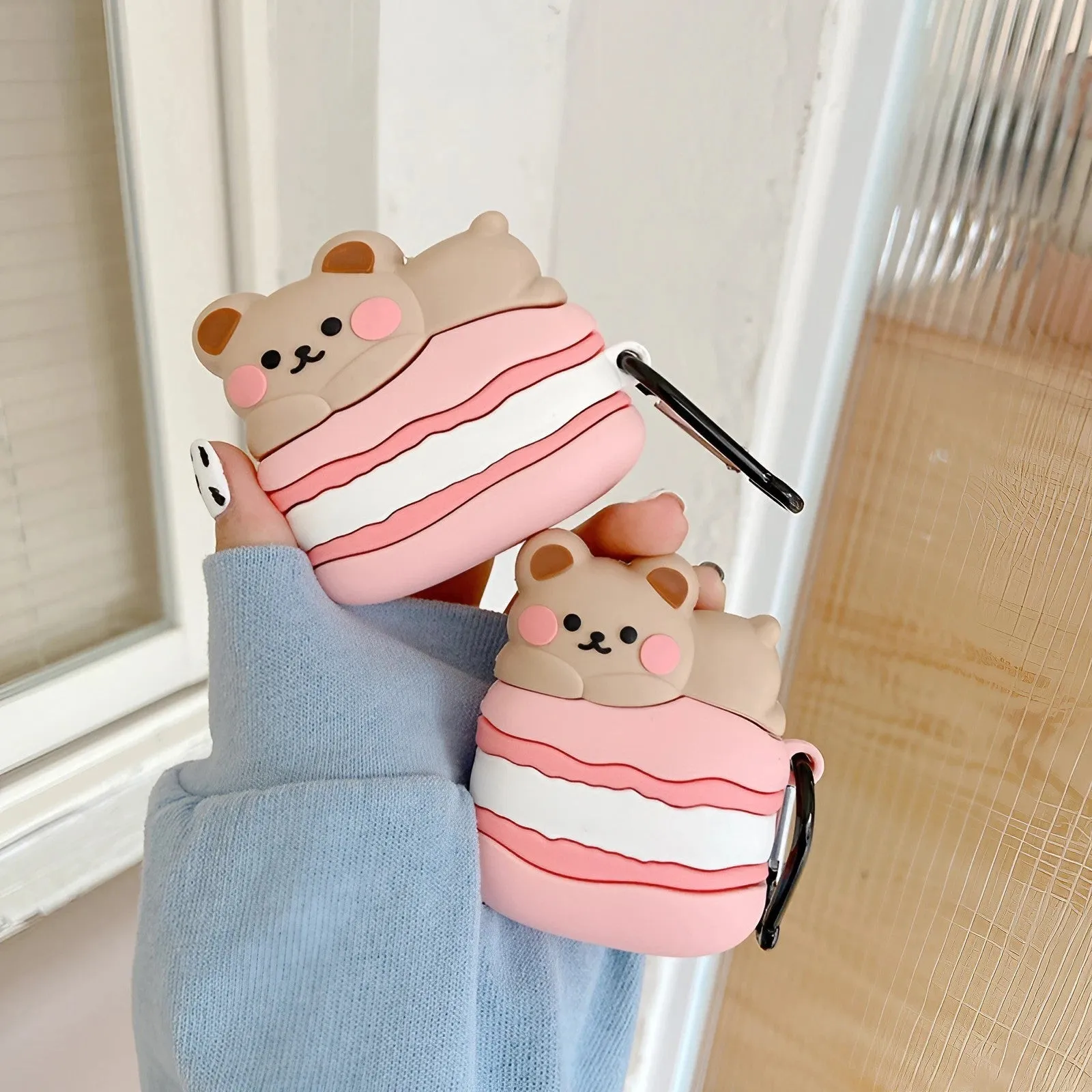 Macaron Bear AirPods Case