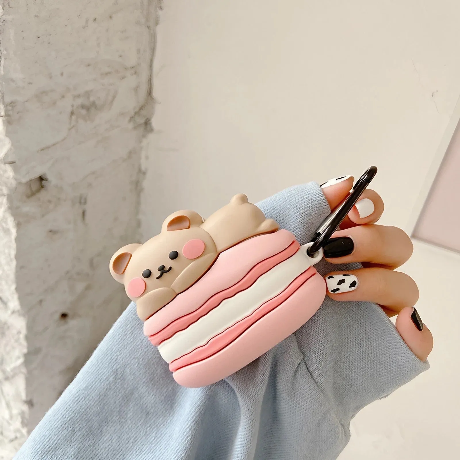 Macaron Bear AirPods Case