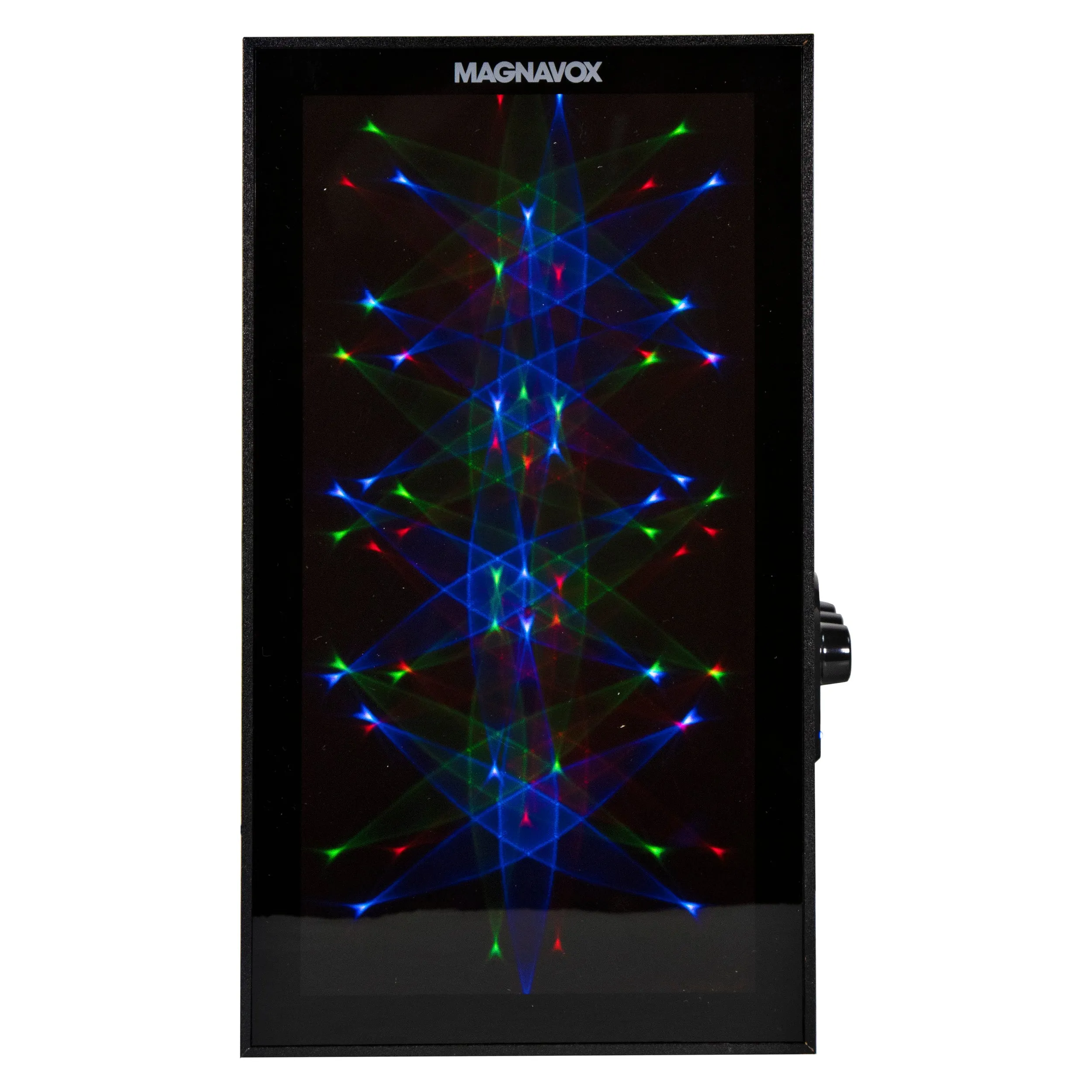 Magnavox MHT990 Bluetooth Home Entertainment System with Color Changing Lights in Black