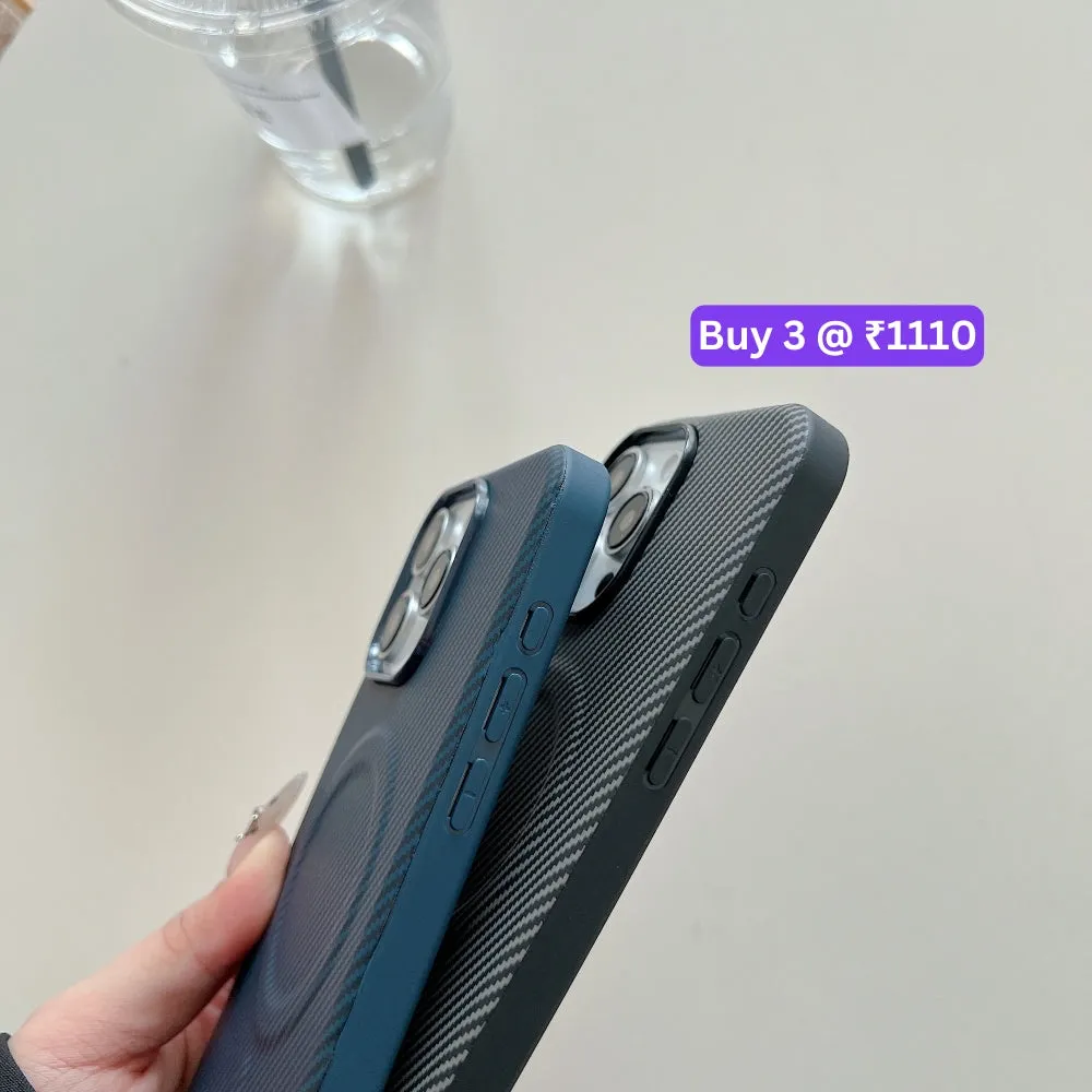 Magnetic Carbon Fiber Texture Shockproof Phone Case - OnePlus 10R