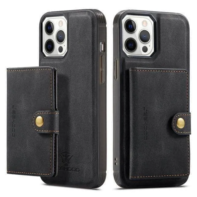 Magnetic Magsafe Leather Case iPhone 12 Stand Holder