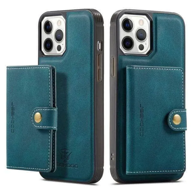 Magnetic Magsafe Leather Case iPhone 12 Stand Holder