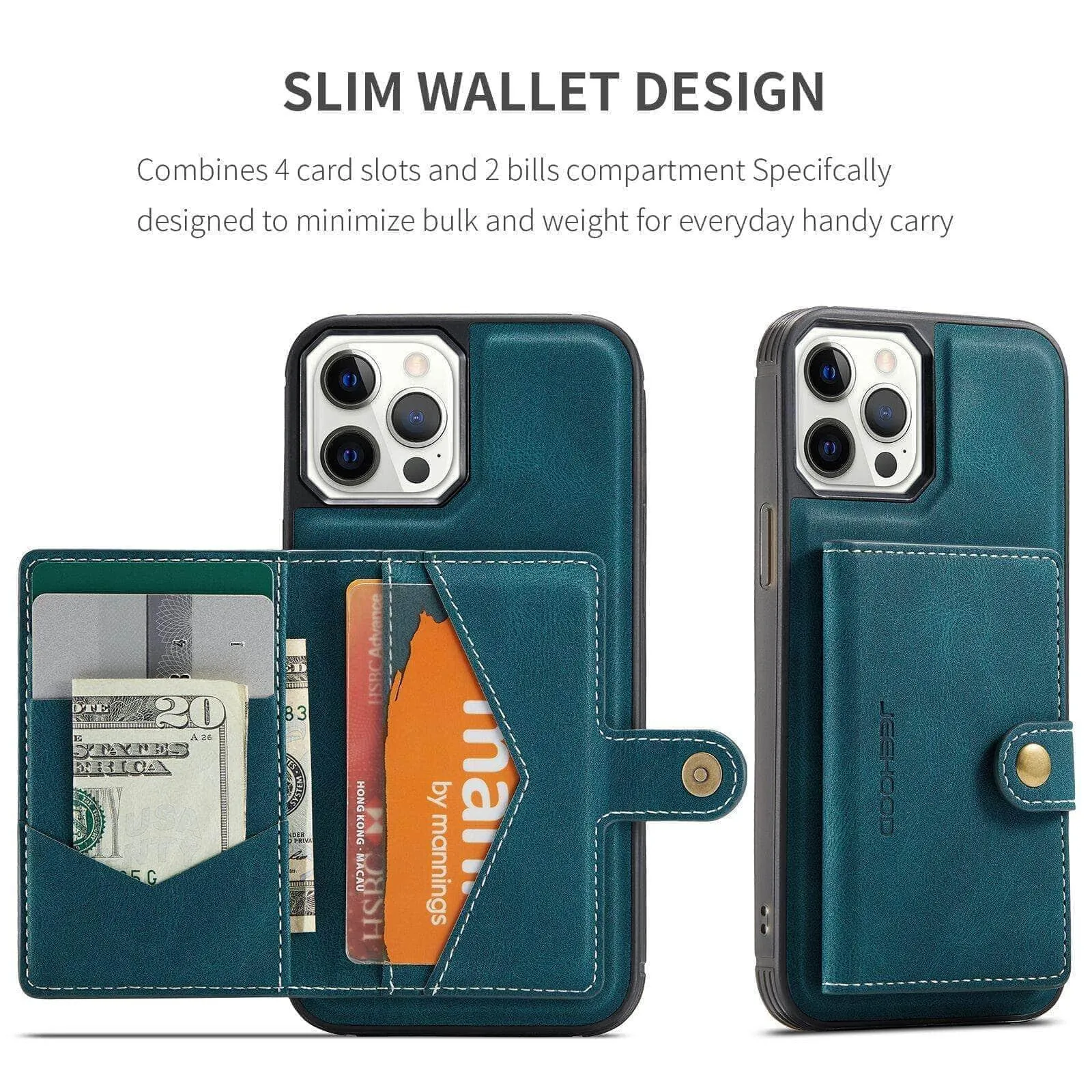 Magnetic Magsafe Leather Case iPhone 12 Stand Holder
