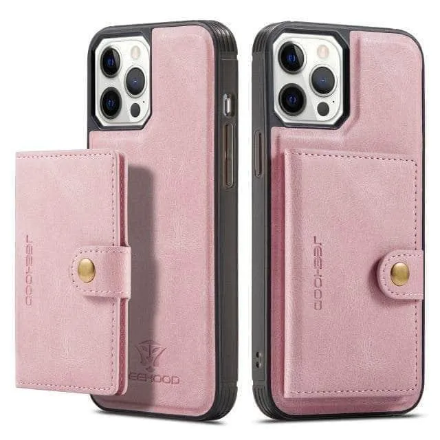 Magnetic Magsafe Leather Case iPhone 12 Stand Holder